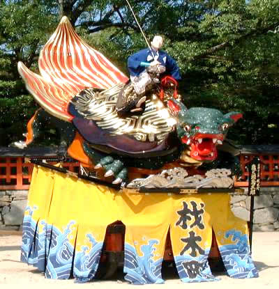 唐津神社 様 三番曳山「亀と浦島太郎」